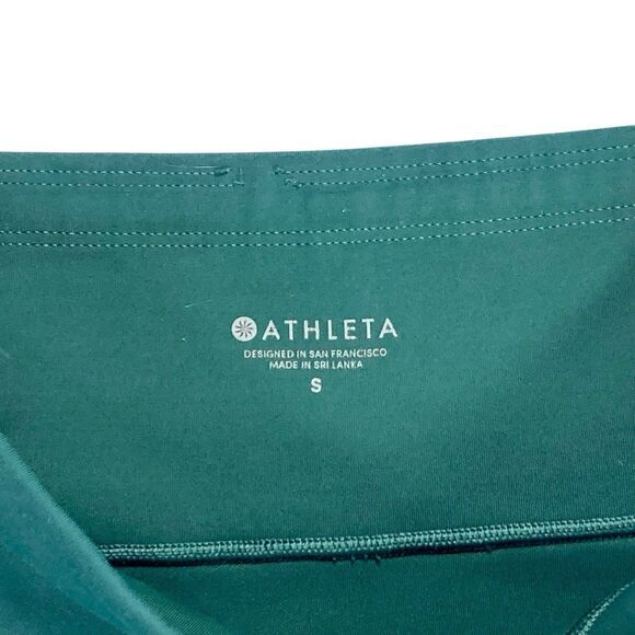 Athleta Leggings Women S Teal Green Up For Anything Athletic Yoga Stretchy Comfy - Picture 14 of 16